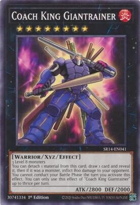 Coach King Giantrainer - SR14-EN041 - Common 1st Edition Fire Kings 1st Edition Singles
