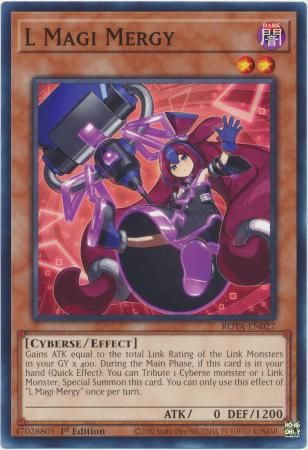 L Magi Mergy - ROTA-EN027 - Common 1st Edition Rage of the Abyss 1st Edition Singles