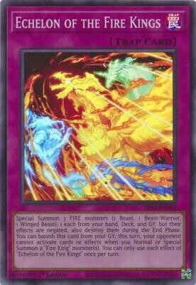 Echelon of the Fire Kings - SR14-EN033 - Super Rare 1st Edition Fire Kings 1st Edition Singles