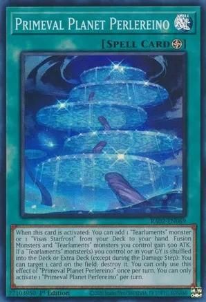 Primeval Planet Perlereino - RA02-EN069 - Super Rare 1st Edition Rarity Collection II Singles