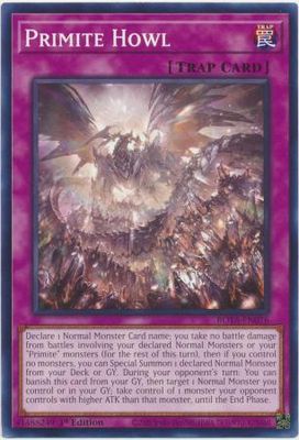 Primite Howl - ROTA-EN076 - Common 1st Edition Rage of the Abyss 1st Edition Singles