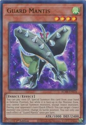 Guard Mantis - BLMR-EN034 - Ultra Rare 1st Edition Monstrous Revenge 1st Edition Singles
