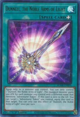 Dunnell, the Noble Arms of Light - BLMR-EN094 - Ultra Rare 1st Edition Monstrous Revenge 1st Edition Singles