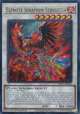 Elfnote Seraphim Strelitzia - Burst Protocol (BPRO) Ultra Rare *Espanol*