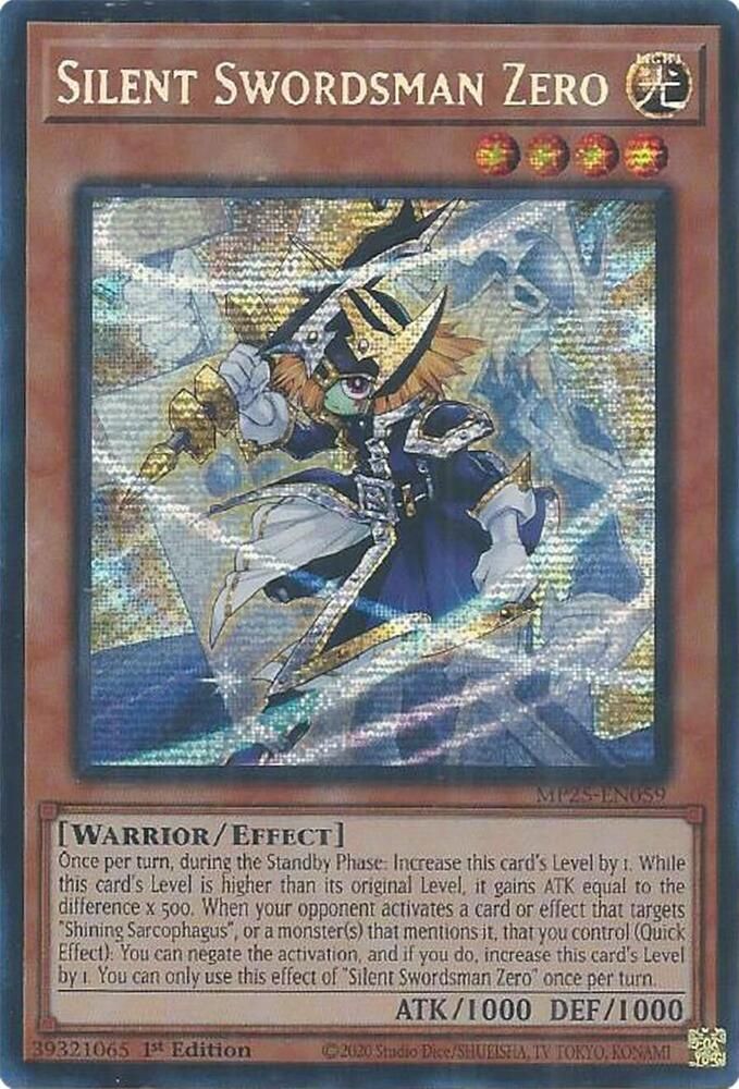 Silent Swordsman Zero - 2025 Mega-Pack (MP25) 2025 Mega-Pack Secret Rare