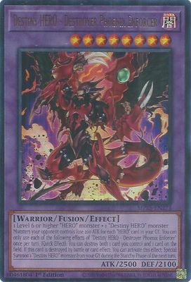 Destiny HERO - Destroyer Phoenix Enforcer - 2025 Mega-Pack (MP25) Ultra Rare