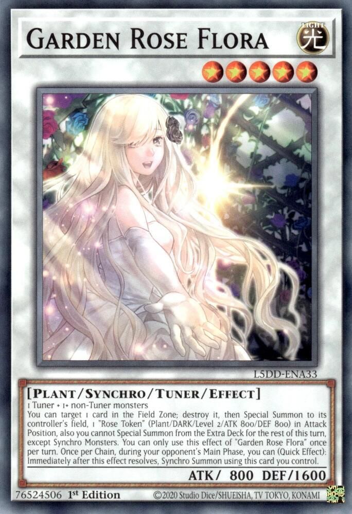 Garden Rose Flora - Legendary 5D's Decks (L5DD)
