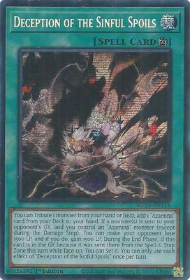 Deception of the Sinful Spoils - 2025 Mega-Pack (MP25) Secret Rare