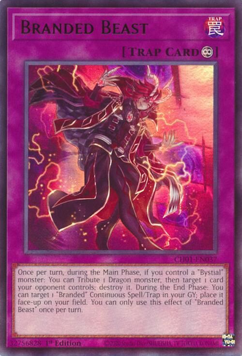 Branded Beast - THE CHRONICLES DECK: The Fallen &amp; The Virtuous (All-Foil Edition) (CH01) Ultra Rare