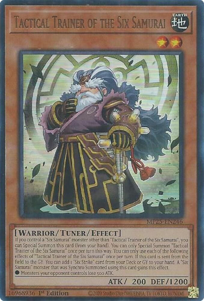 Tactical Trainer of the Six Samurai - 2025 Mega-Pack (MP25) Ultra Rare