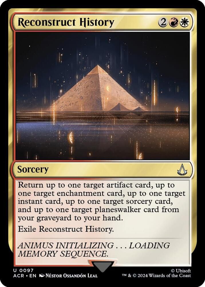Reconstruct History - Universes Beyond: Assassin's Creed (ACR) Universes Beyond: Assassin's Creed