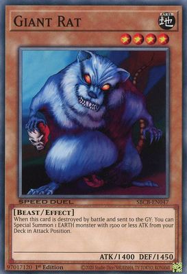 Giant Rat - Speed Duel: Battle City Box (SBCB)