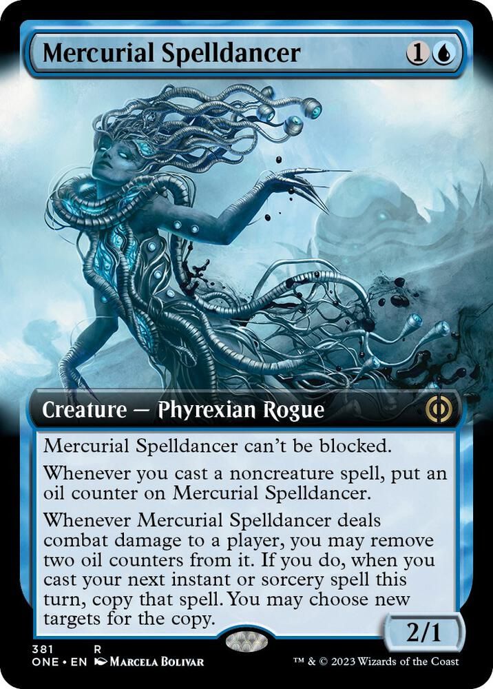 Mercurial Spelldancer (Extended Art) - Phyrexia: All Will Be One (ONE) Phyrexia: All Will Be One
