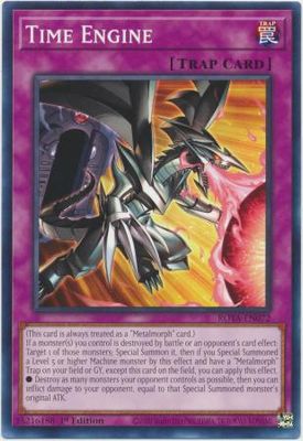 Time Engine - ROTA-EN072 - Common 1st Edition Rage of the Abyss 1st Edition Singles
