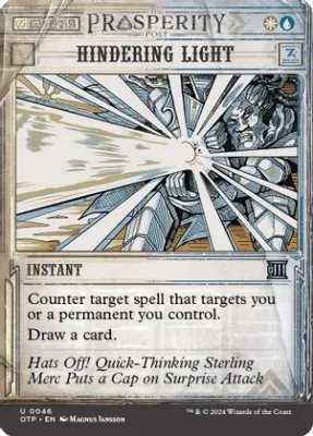 Hindering Light - Outlaws of Thunder Junction: Breaking News (OTP) Outlaws of Thunder Junction: Breaking News