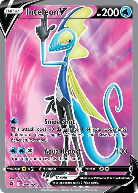 SJF Inteleon V (Full Art) - SWSH02: Rebel Clash (SWSH02) SWSH02: Rebel Clash