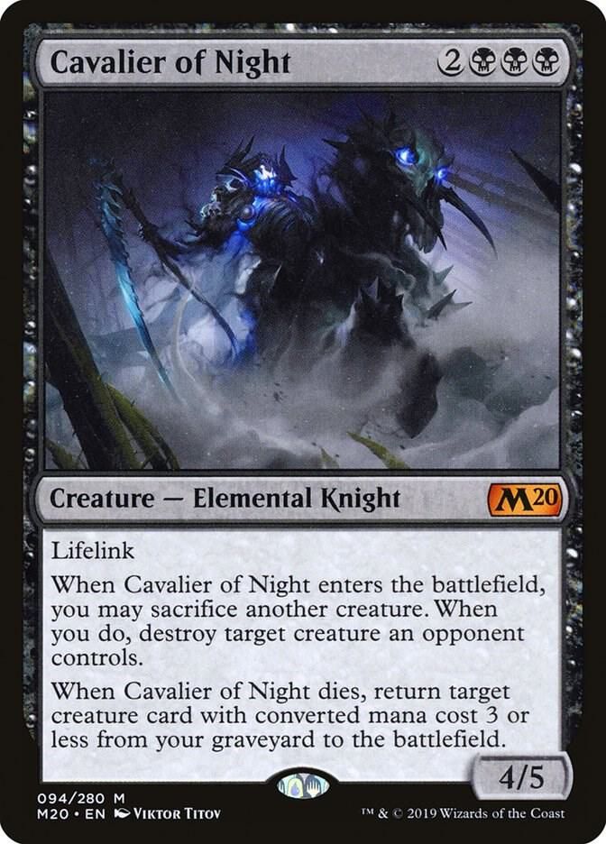 SJF Cavalier of Night - Core Set 2020 (M20)