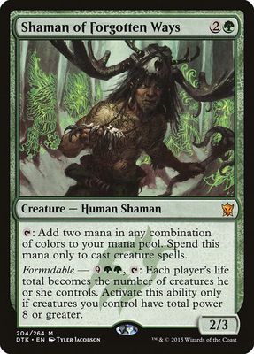 SJF Shaman of Forgotten Ways - Dragons of Tarkir (DTK)