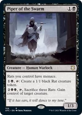 SJF Piper of the Swarm - Commander: Adventures in the Forgotten Realms (AFC)