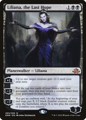 SJF Liliana, the Last Hope - Eldritch Moon (EMN)