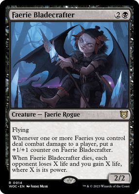 SJF Faerie Bladecrafter - Commander: Wilds of Eldraine (WOC)