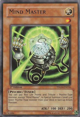SJF Mind Master - The Duelist Genesis (TDGS) Rare