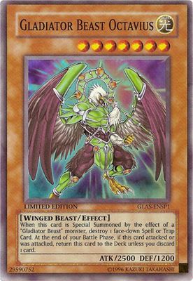 SJF Gladiator Beast Octavius - Sneak Preview Series 3 Super Rare