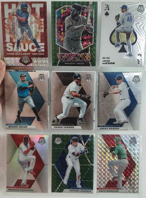 SH5 Baseball Cartas Set de 12 Cartas Brillantes Panini Prizm MLB