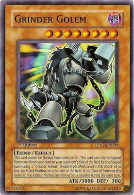 SJF Grinder Golem - Duelist Pack 7: Jesse Anderson (DP07) Super Rare