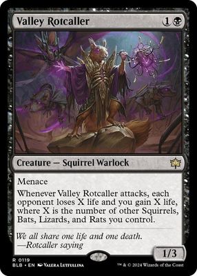 SJF Valley Rotcaller - Bloomburrow (BLB) Foil *Espanol*