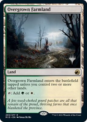 SJF Overgrown Farmland - Promo Pack: Innistrad: Midnight Hunt (PPMID) *Espanol*