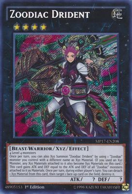 SJF Zoodiac Drident - 2017 Mega-Tins Mega Pack (MP17) Secret Rare