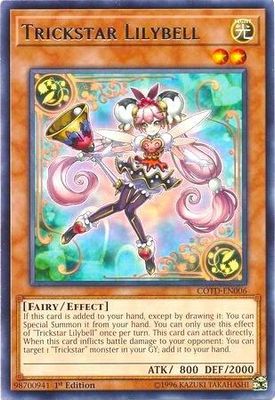 SJF Trickstar Lilybell - Code of the Duelist (COTD) Rare *Espanol*
