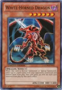 SJF White-Horned Dragon - Gold Series 4: Pyramids Edition (GLD4)