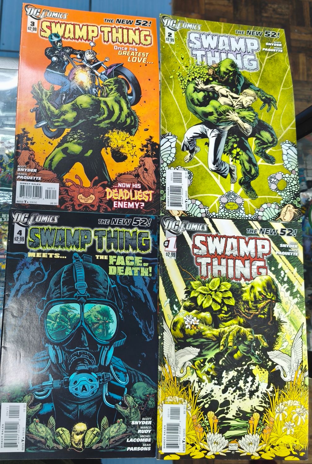 SH1 Swamp Thing Comics Set de 12 DC Ingles