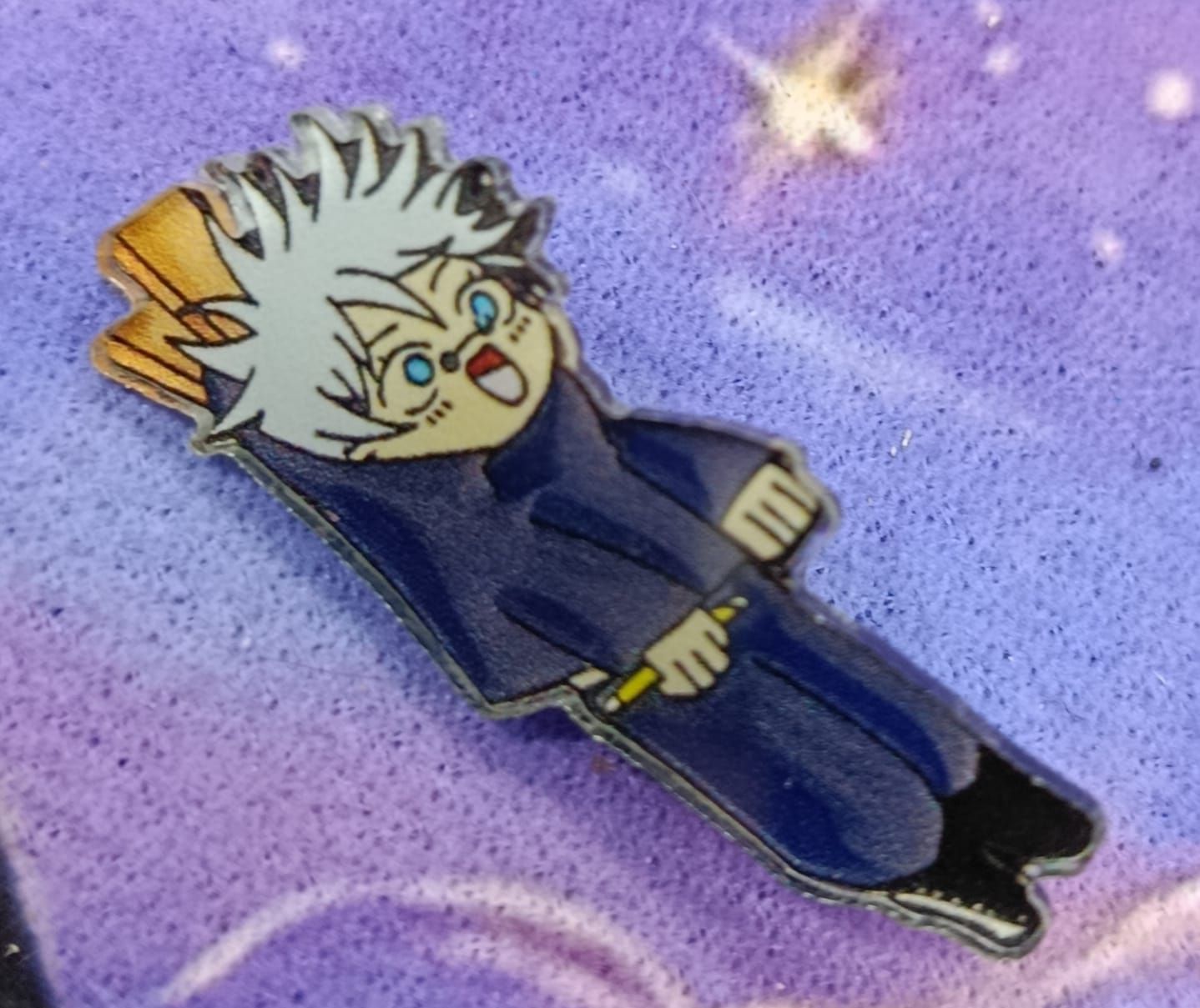 KM Gojo Jujutsu Kaisen Pin de Acrílico