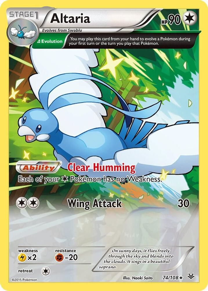 SJF Altaria (74 Delta) - XY - Roaring Skies (ROS)
