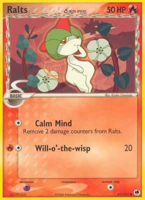 SJF Ralts (Delta Species) - Dragon Frontiers (DF)
