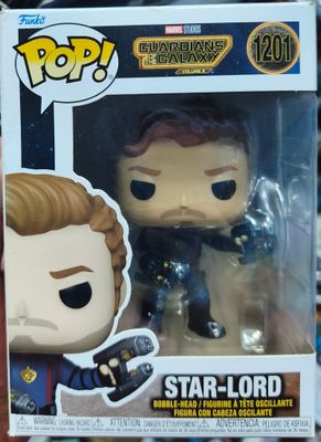 SJ1 Star Lord Figura Funko Pop 1201 Guardianes of The Galaxy Figura