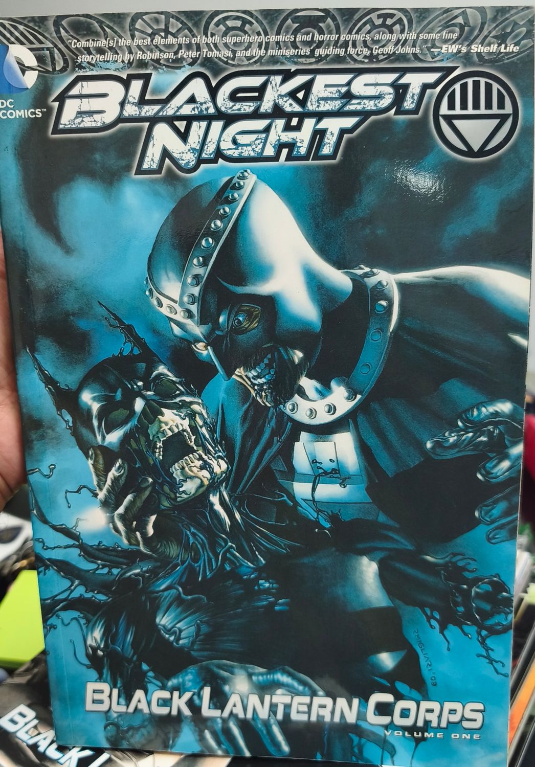 SH1 Blackest Night Black Lantern Corps Volume One Comic Libro Ingles