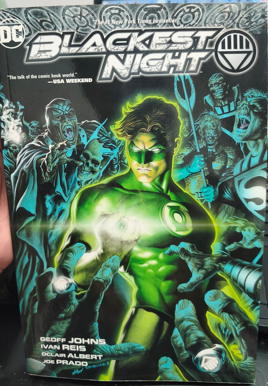SH1 Blackest Night Comic Libro Ingles