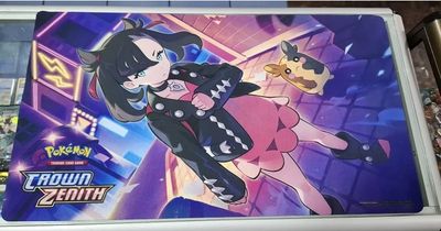 SH1 Playmat Pokemon TCG Crown Zenith Marnie Morpeko
