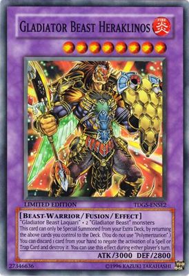 SH2 Gladiator Beast Heraklinos - The Duelist Genesis (TDGS) Super Rare