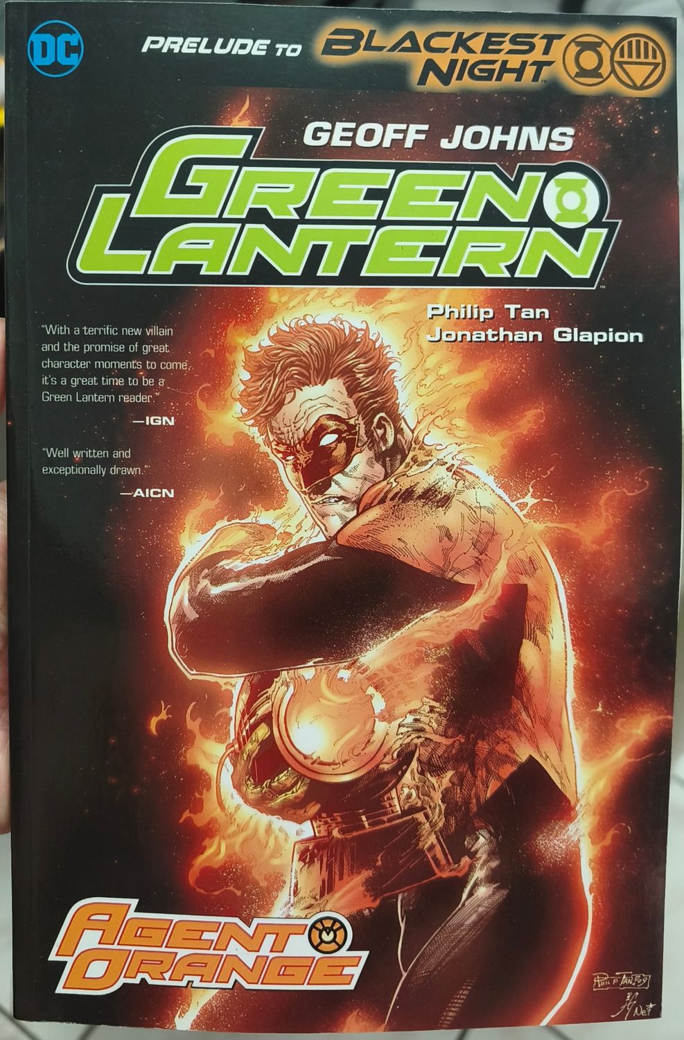 SH1 Green Lantern Comic Libro Agente Orange Ingles