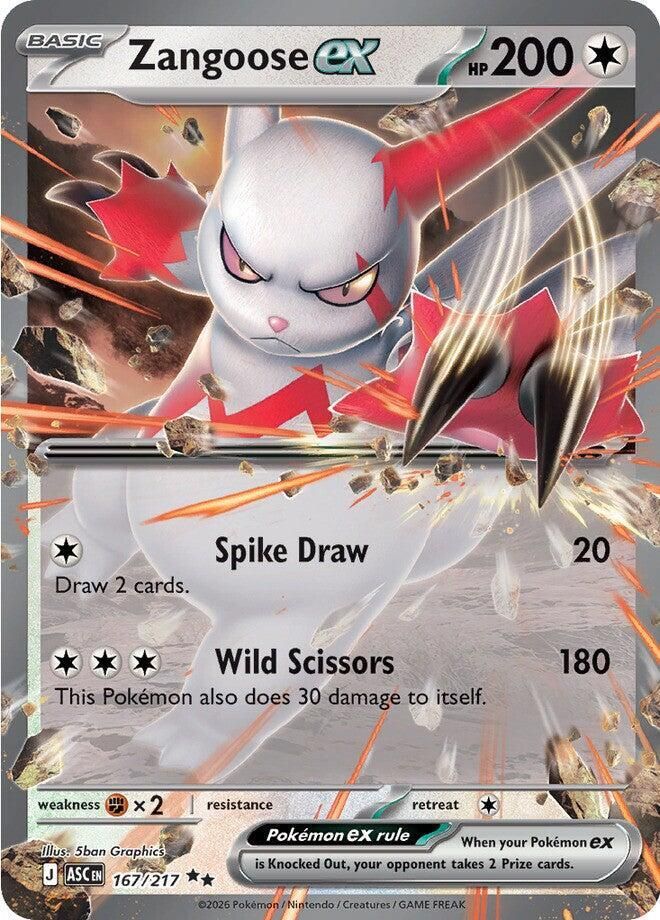 SJF Zangoose ex - ME: Ascended Heroes (ASC)
