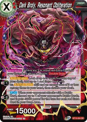 SH2 Dark Broly, Resonant Obliteration - Saiyan Showdown (DBS-B15) Super Rare Foil