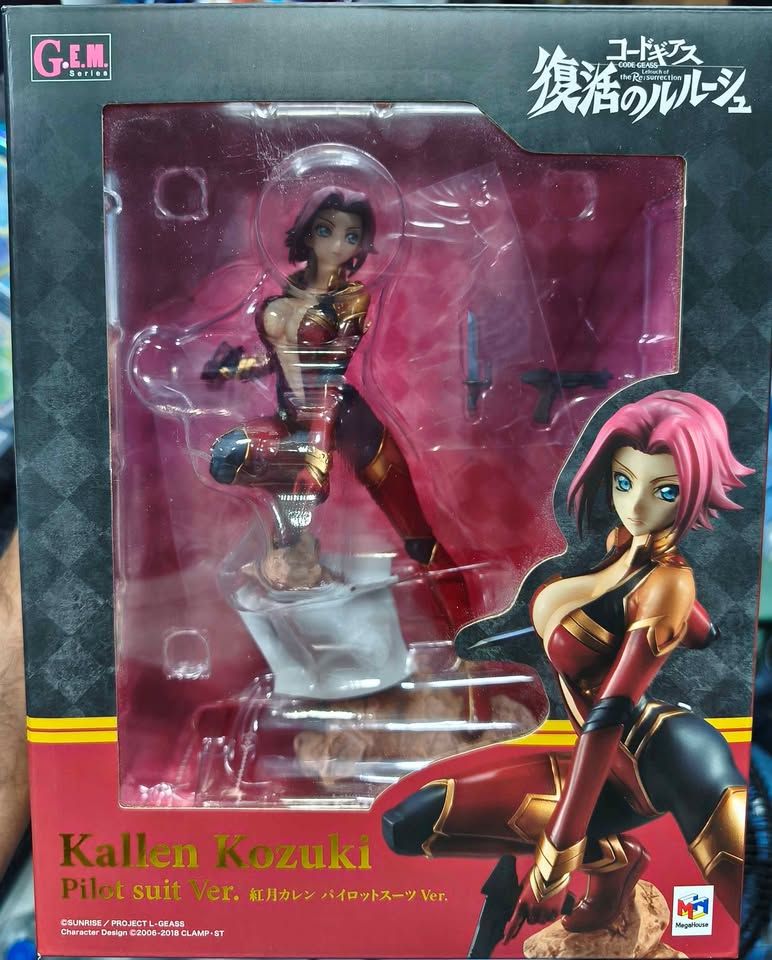 SH1 Kallen Kozuki Pilot Suit Ver Code Geass Figura GEM Mega House