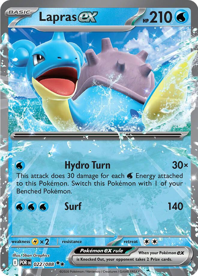 SJF Lapras ex - ME03: Perfect Order (POR)