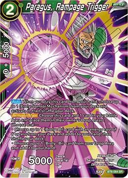SH2 Paragus, Rampage Trigger - Destroyer Kings (DBS-B06) Super Rare Foil