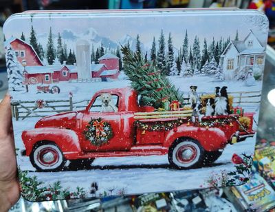 SJ1 Rompecabezas Navideño Con Caja de Metal